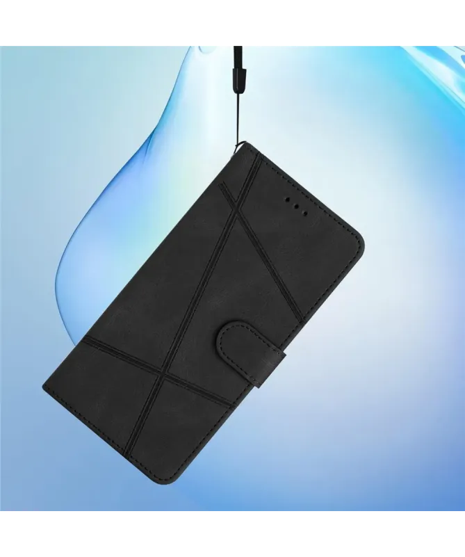 Housse Portefeuille Samsung S25 FE Lignes Graphiques