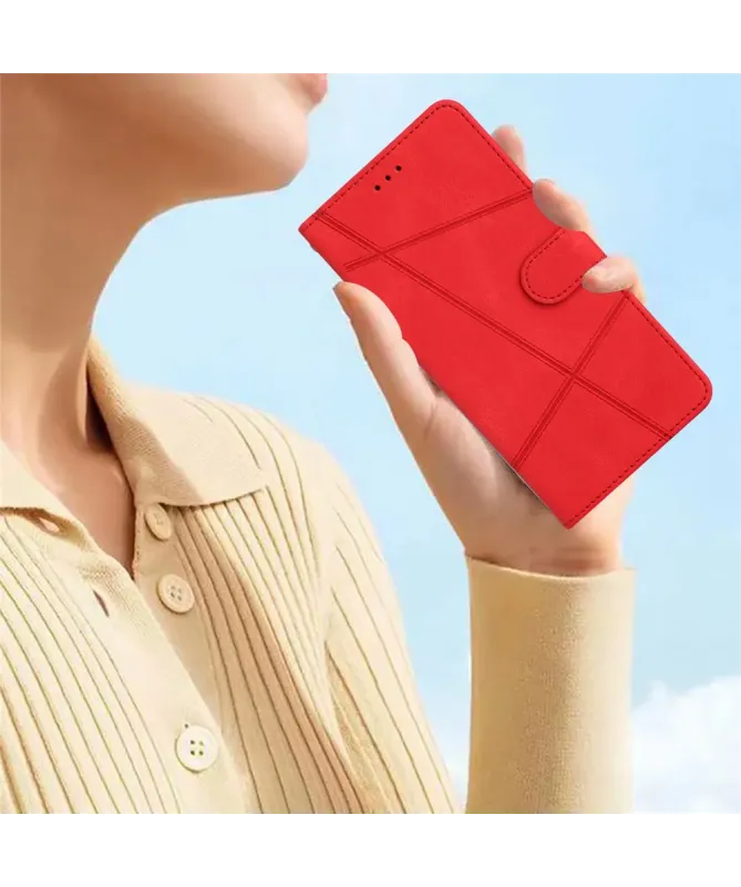 Housse Portefeuille Samsung S25 FE Lignes Graphiques