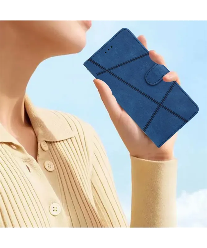 Housse Portefeuille Samsung S25 FE Lignes Graphiques
