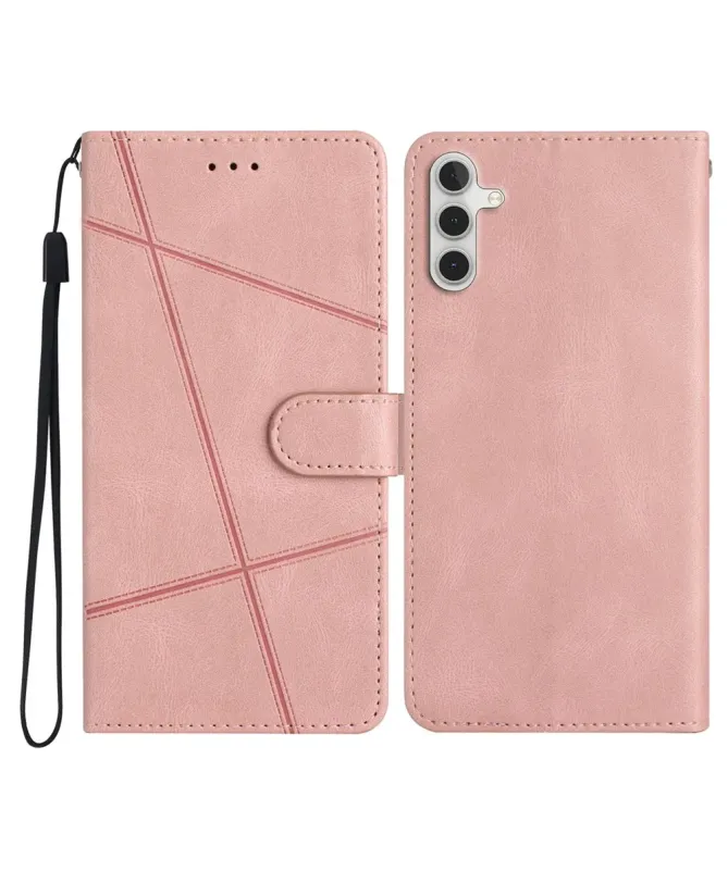 Housse Portefeuille Samsung S25 FE Lignes Graphiques