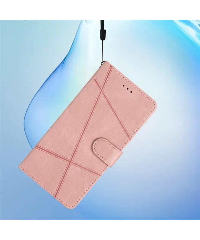 Housse Portefeuille Samsung S25 FE Lignes Graphiques