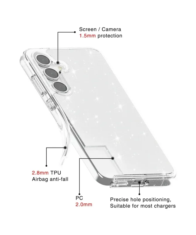 Coque Samsung Galaxy S25 FE Paillettes Scintillantes
