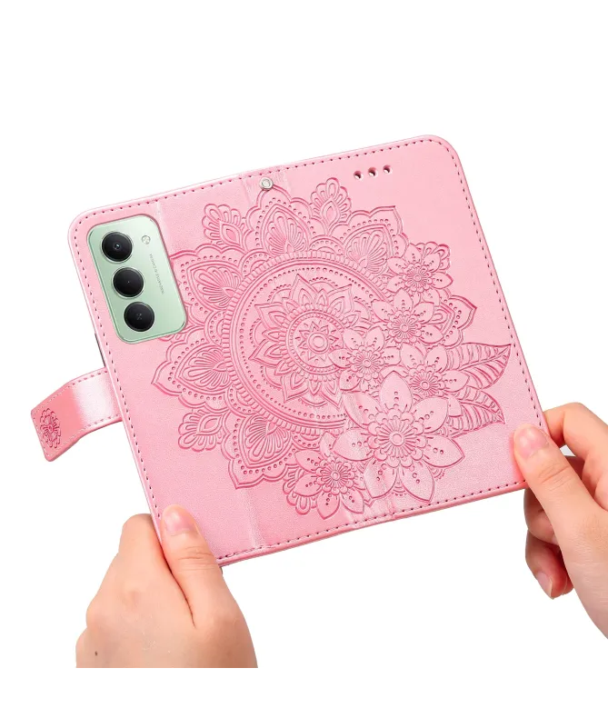 Housse Xiaomi Redmi 15 4G Portefeuille Motif Floral