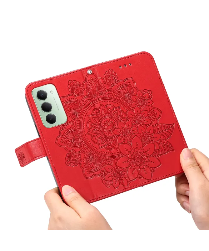 Housse Xiaomi Redmi 15 4G Portefeuille Motif Floral