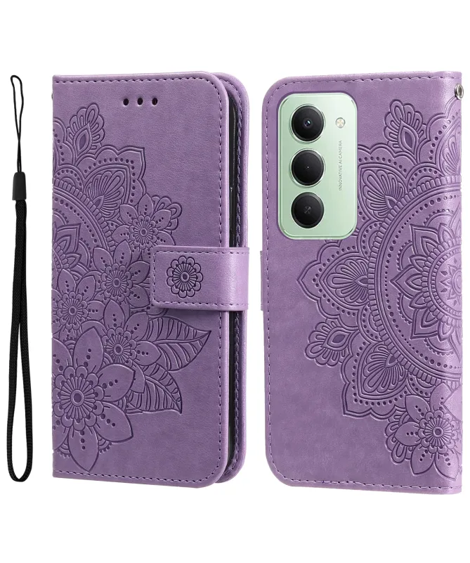 Housse Xiaomi Redmi 15 4G Portefeuille Motif Floral