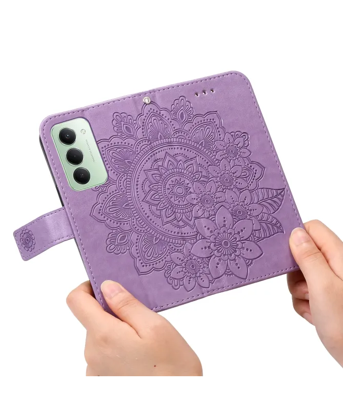 Housse Xiaomi Redmi 15 4G Portefeuille Motif Floral