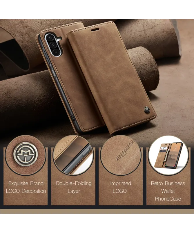 Housse Samsung Galaxy S25 FE Golias imitation cuir