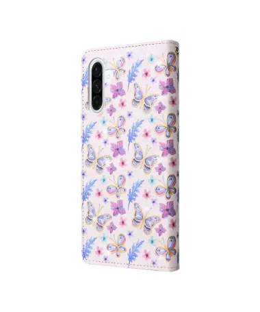 Housse Samsung Galaxy S25 FE à Papillons et Fleurs Pastel