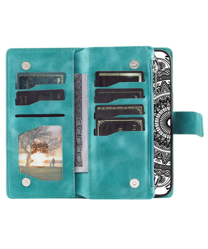 Housse Samsung Galaxy S25 FE Mandala Porte-Cartes