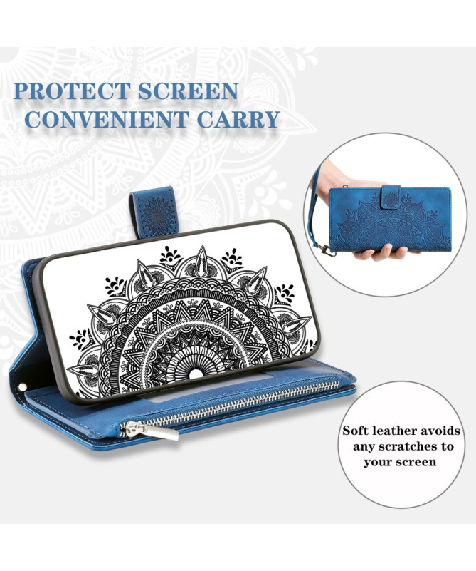 Housse Samsung Galaxy S25 FE Mandala Porte-Cartes