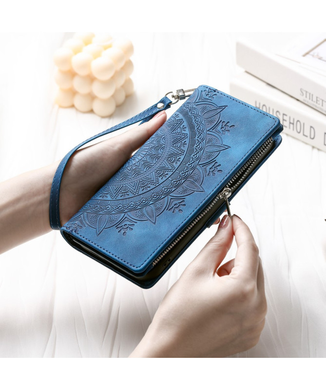 Housse Samsung Galaxy S25 FE Mandala Porte-Cartes