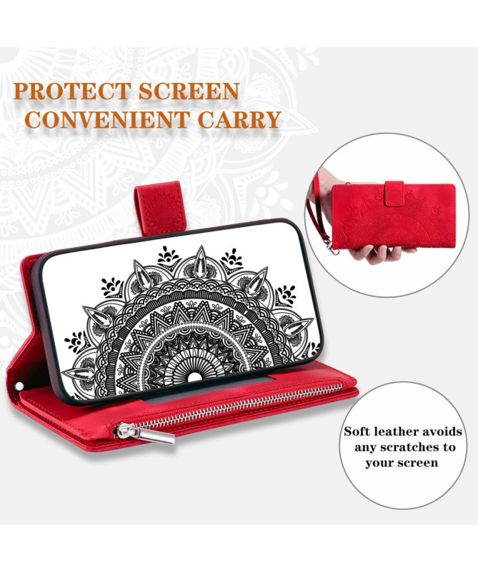 Housse Samsung Galaxy S25 FE Mandala Porte-Cartes