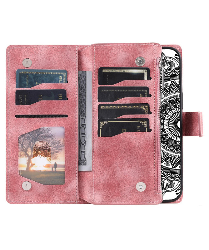 Housse Samsung Galaxy S25 FE Mandala Porte-Cartes