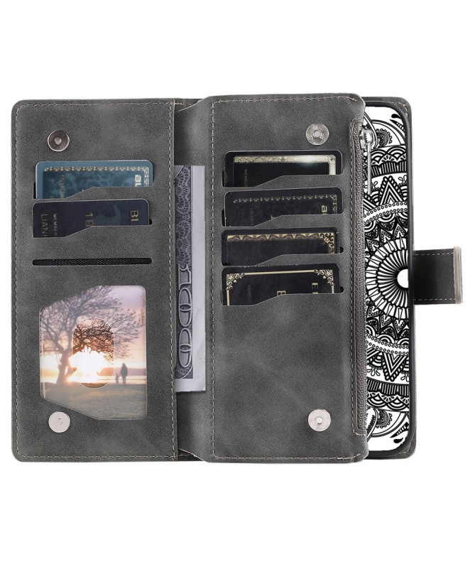 Housse Samsung Galaxy S25 FE Mandala Porte-Cartes