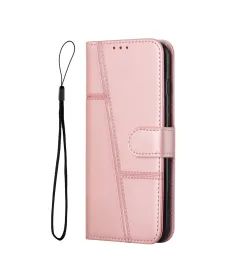 Housse Samsung Galaxy S25 FE Effet Cuir Lignes Gravées