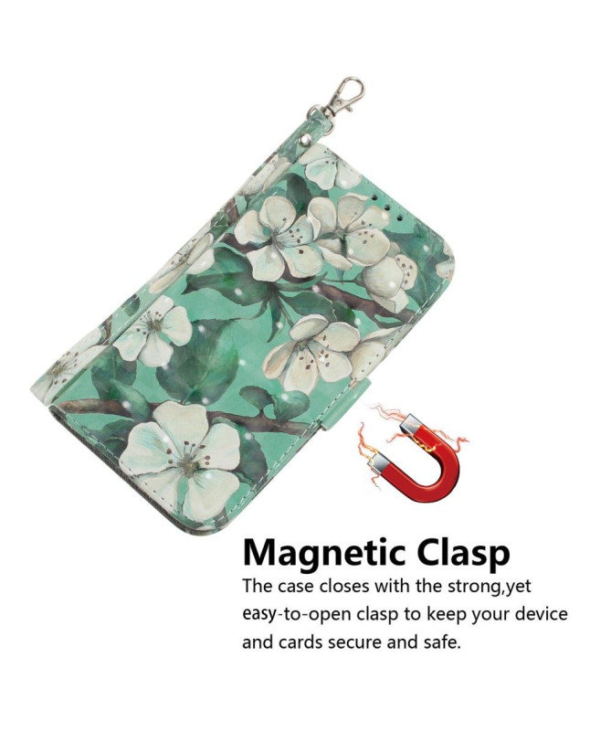 Housse Samsung Galaxy S25 FE Fleurs Blanches