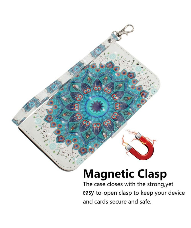 Housse Samsung Galaxy S25 FE Paon Mandala