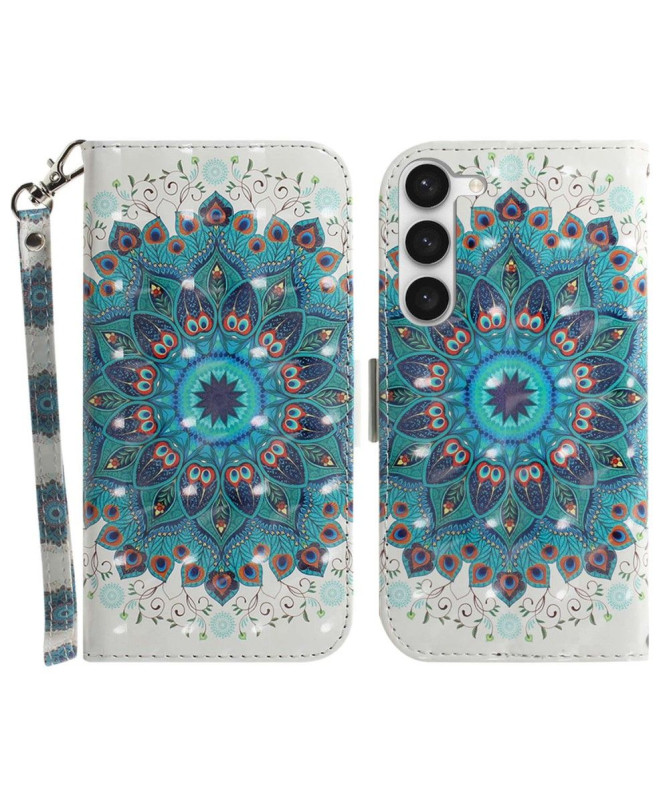 Housse Samsung Galaxy S25 FE Paon Mandala