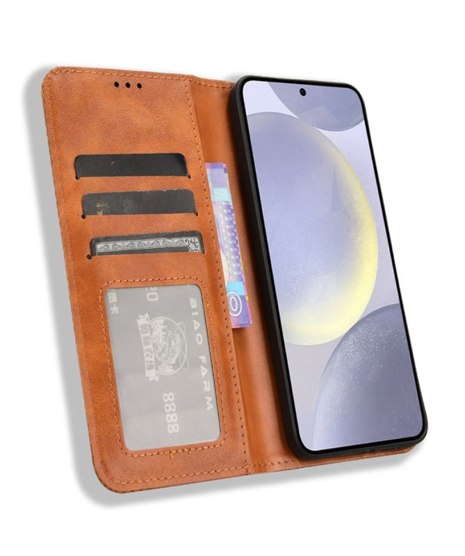 Housse Samsung Galaxy S25 FE Le Cirénius Style Cuir