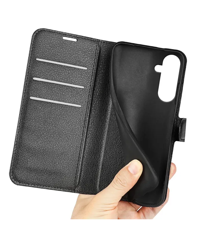 Housse Samsung Galaxy S25 FE portefeuille style cuir