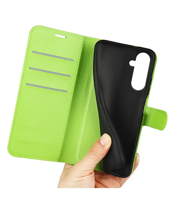 Housse Samsung Galaxy S25 FE portefeuille style cuir