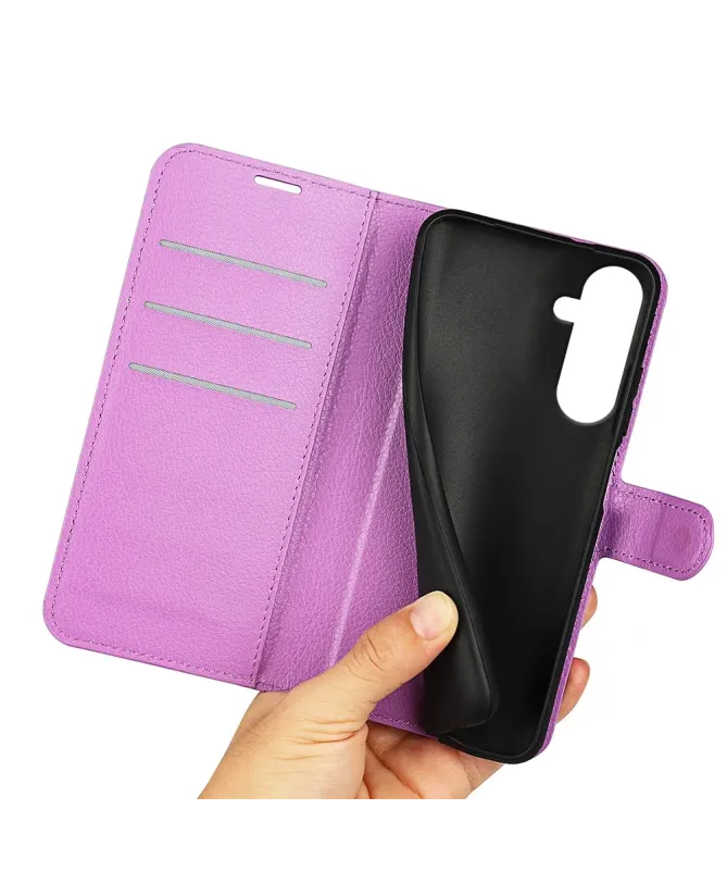 Housse Samsung Galaxy S25 FE portefeuille style cuir