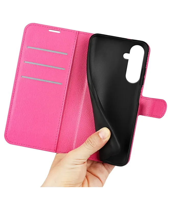 Housse Samsung Galaxy S25 FE portefeuille style cuir