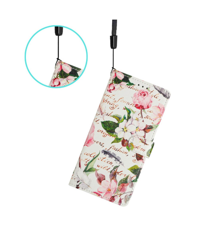 Housse Samsung Galaxy S25 FE Fleurs et Écrits