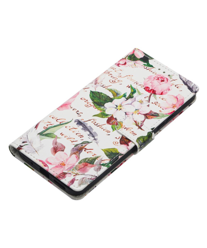 Housse Samsung Galaxy S25 FE Fleurs et Écrits