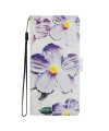 Housse Samsung Galaxy S25 FE Fleurs Effet Peinture