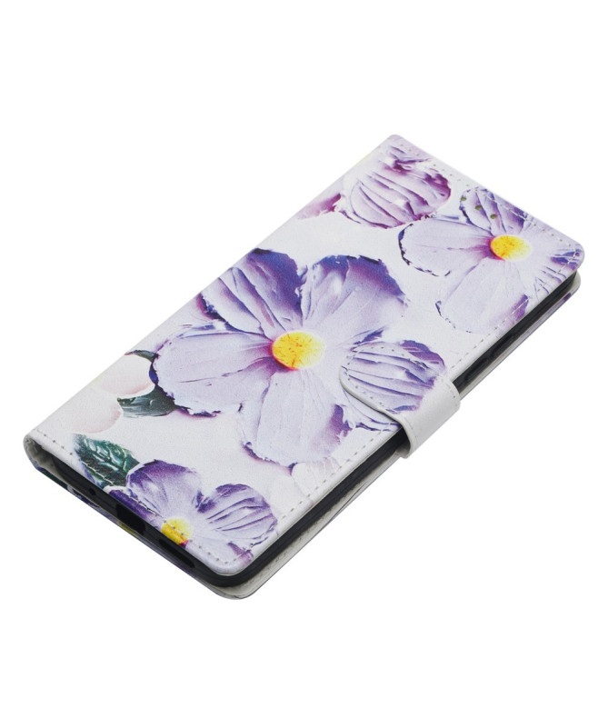 Housse Samsung Galaxy S25 FE Fleurs Effet Peinture