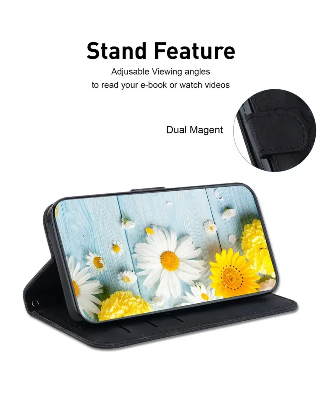 Housse Samsung Galaxy S25 FE Fleur de Lys en Relief
