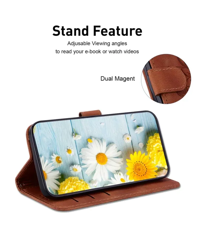 Housse Samsung Galaxy S25 FE Fleur de Lys en Relief