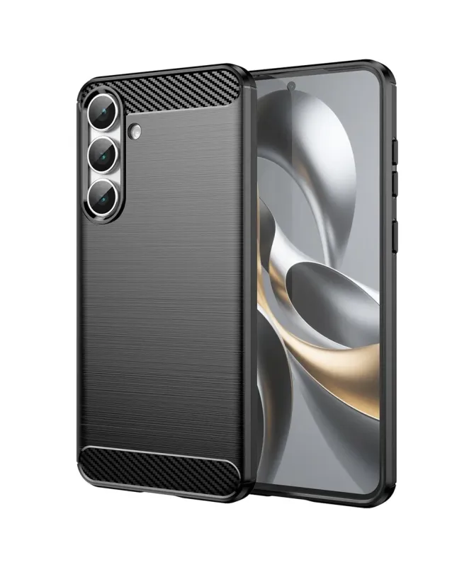 Coque Samsung Galaxy S25 FE flexible effet brossé