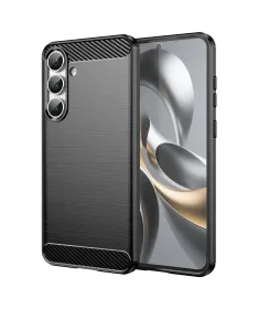 Coque Samsung Galaxy S25 FE flexible effet brossé