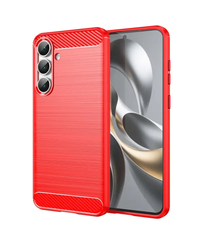 Coque Samsung Galaxy S25 FE flexible effet brossé