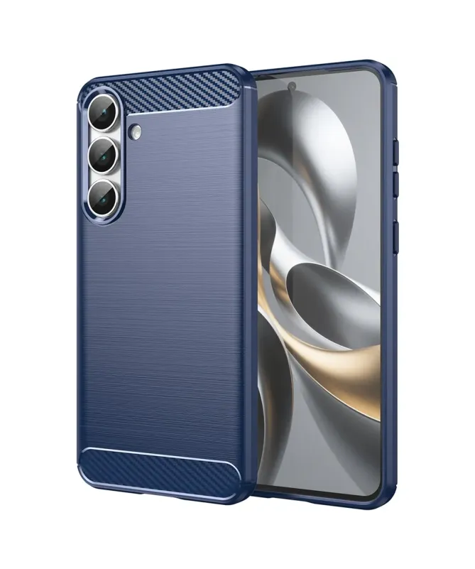 Coque Samsung Galaxy S25 FE flexible effet brossé