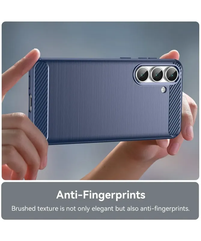 Coque Samsung Galaxy S25 FE flexible effet brossé