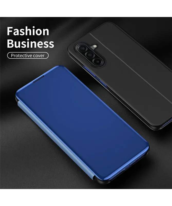 Coque Samsung Galaxy S25 FE avec rabat effet miroir
