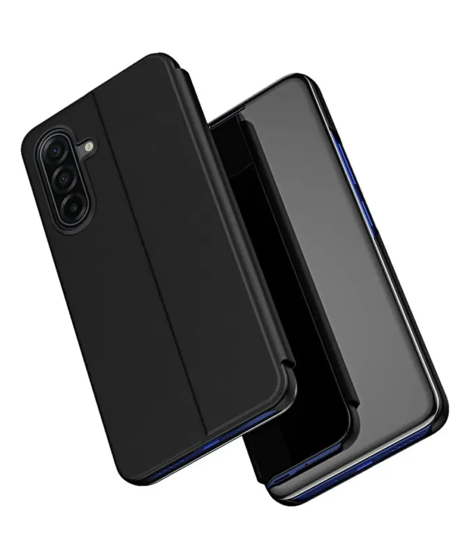 Coque Samsung Galaxy S25 FE avec rabat effet miroir