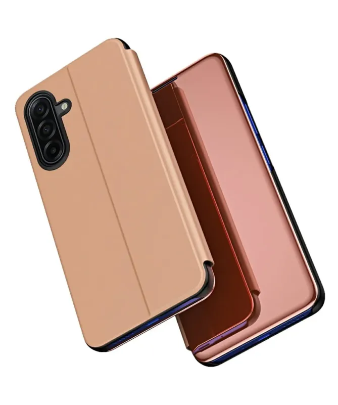 Coque Samsung Galaxy S25 FE avec rabat effet miroir