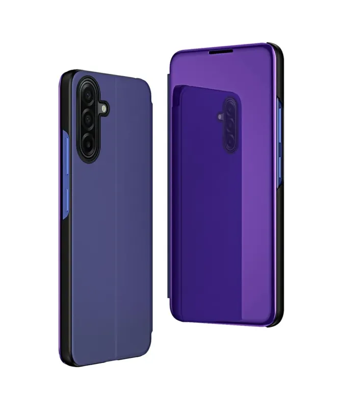 Coque Samsung Galaxy S25 FE avec rabat effet miroir