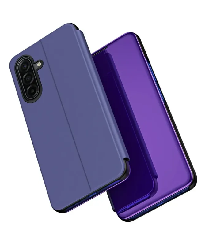 Coque Samsung Galaxy S25 FE avec rabat effet miroir