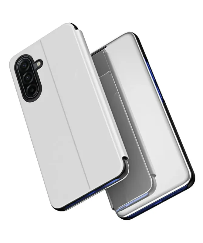 Coque Samsung Galaxy S25 FE avec rabat effet miroir