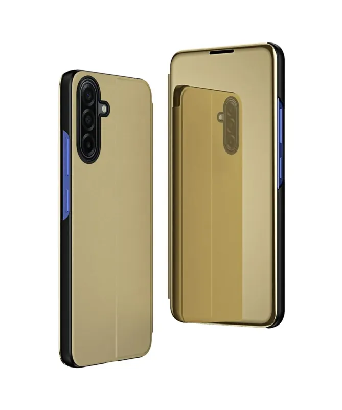 Coque Samsung Galaxy S25 FE avec rabat effet miroir