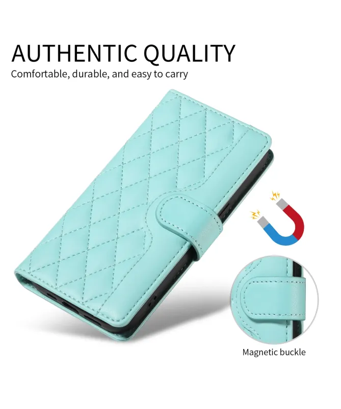 Housse Samsung Galaxy S25 FE Portefeuille avec Bandoulière