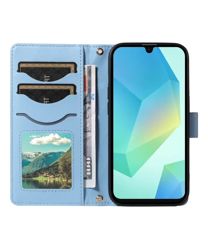 Housse Samsung Galaxy S25 FE Portefeuille avec Bandoulière