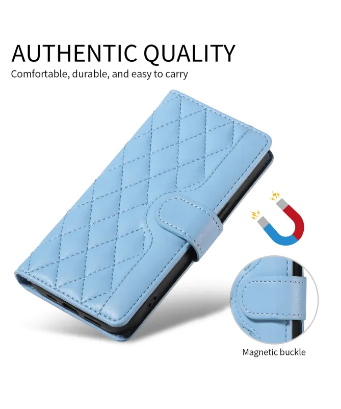 Housse Samsung Galaxy S25 FE Portefeuille avec Bandoulière