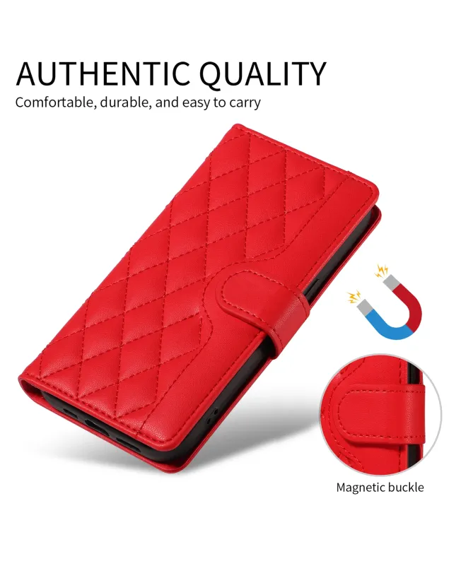 Housse Samsung Galaxy S25 FE Portefeuille avec Bandoulière