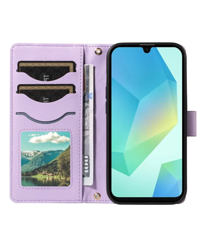 Housse Samsung Galaxy S25 FE Portefeuille avec Bandoulière